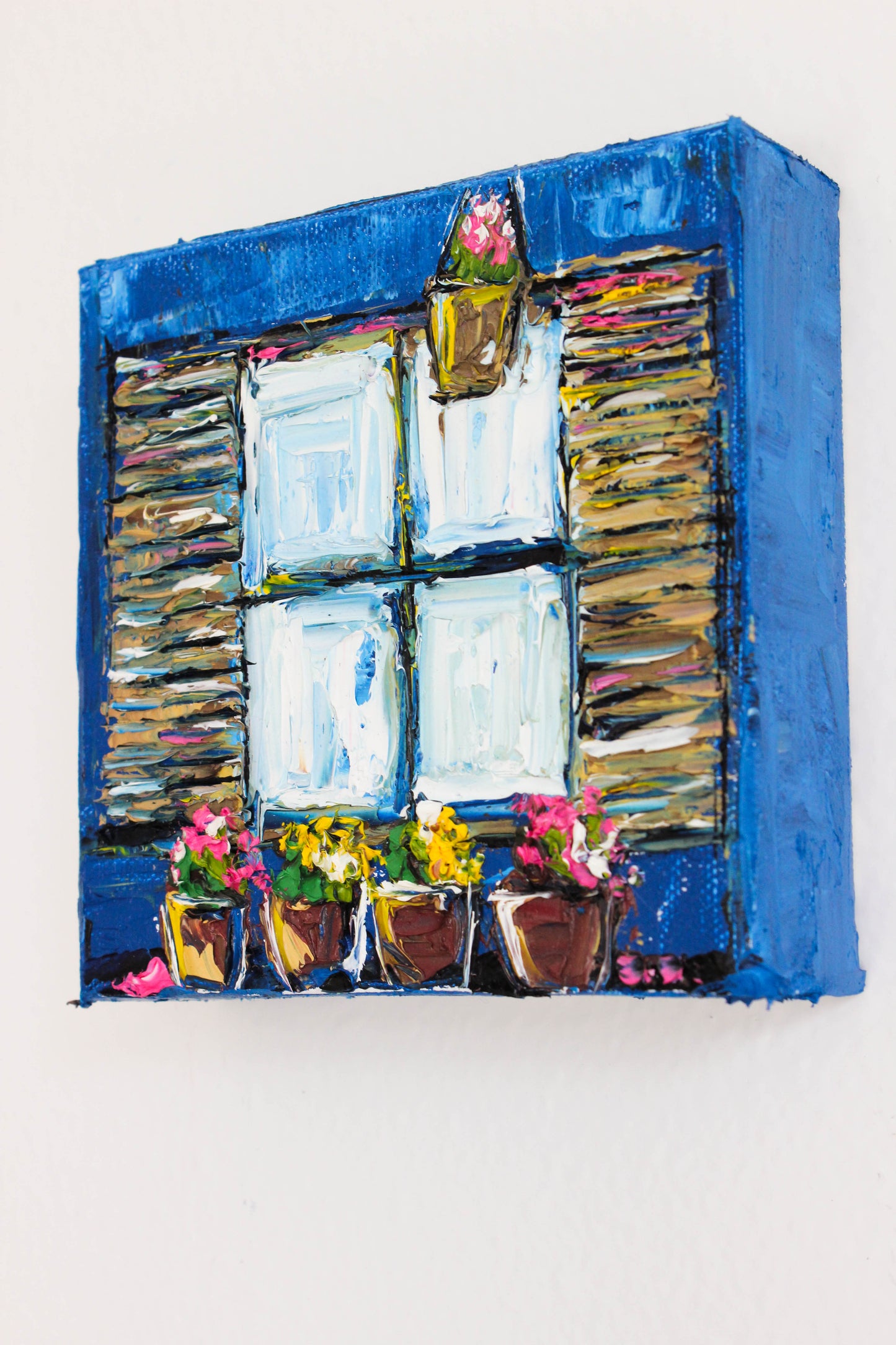 Window with flower pots