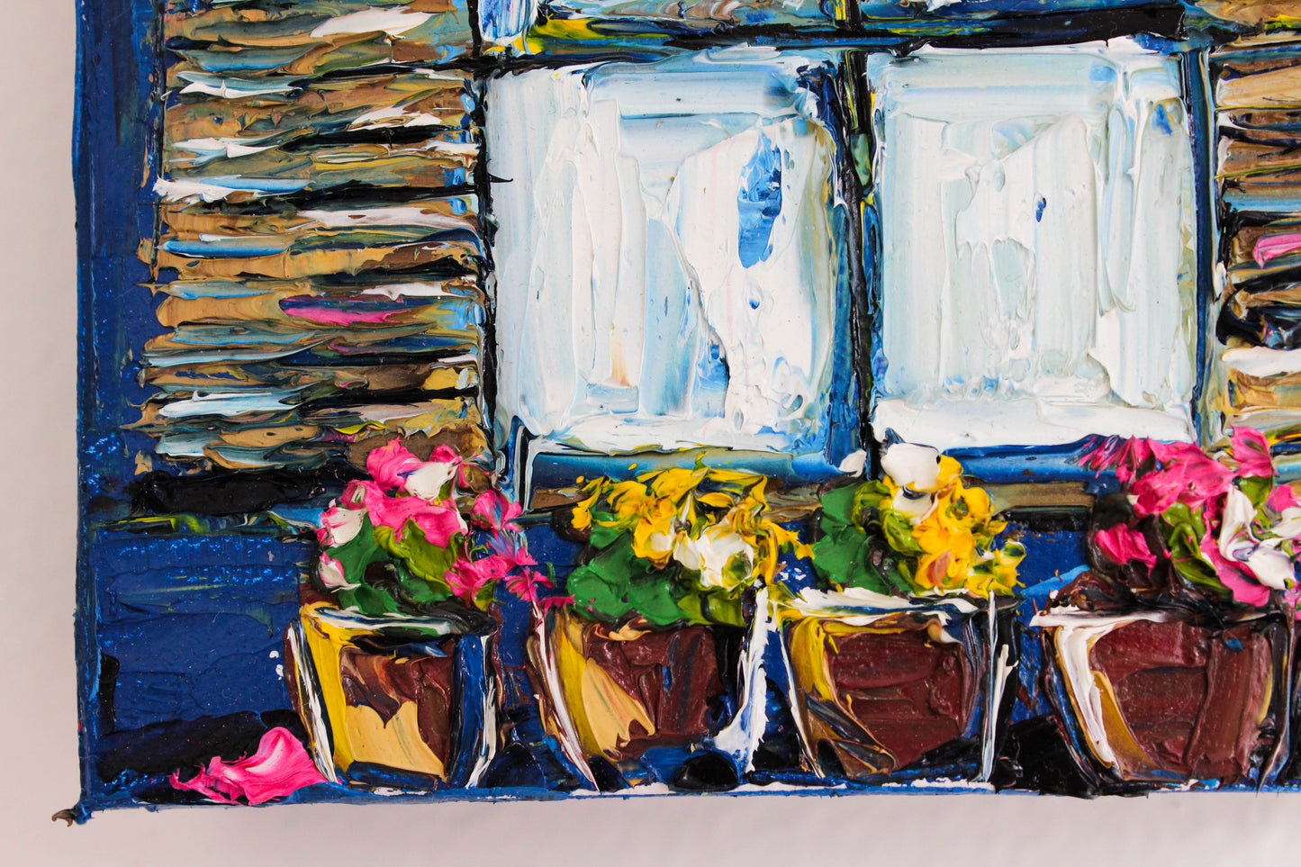 Window with flower pots